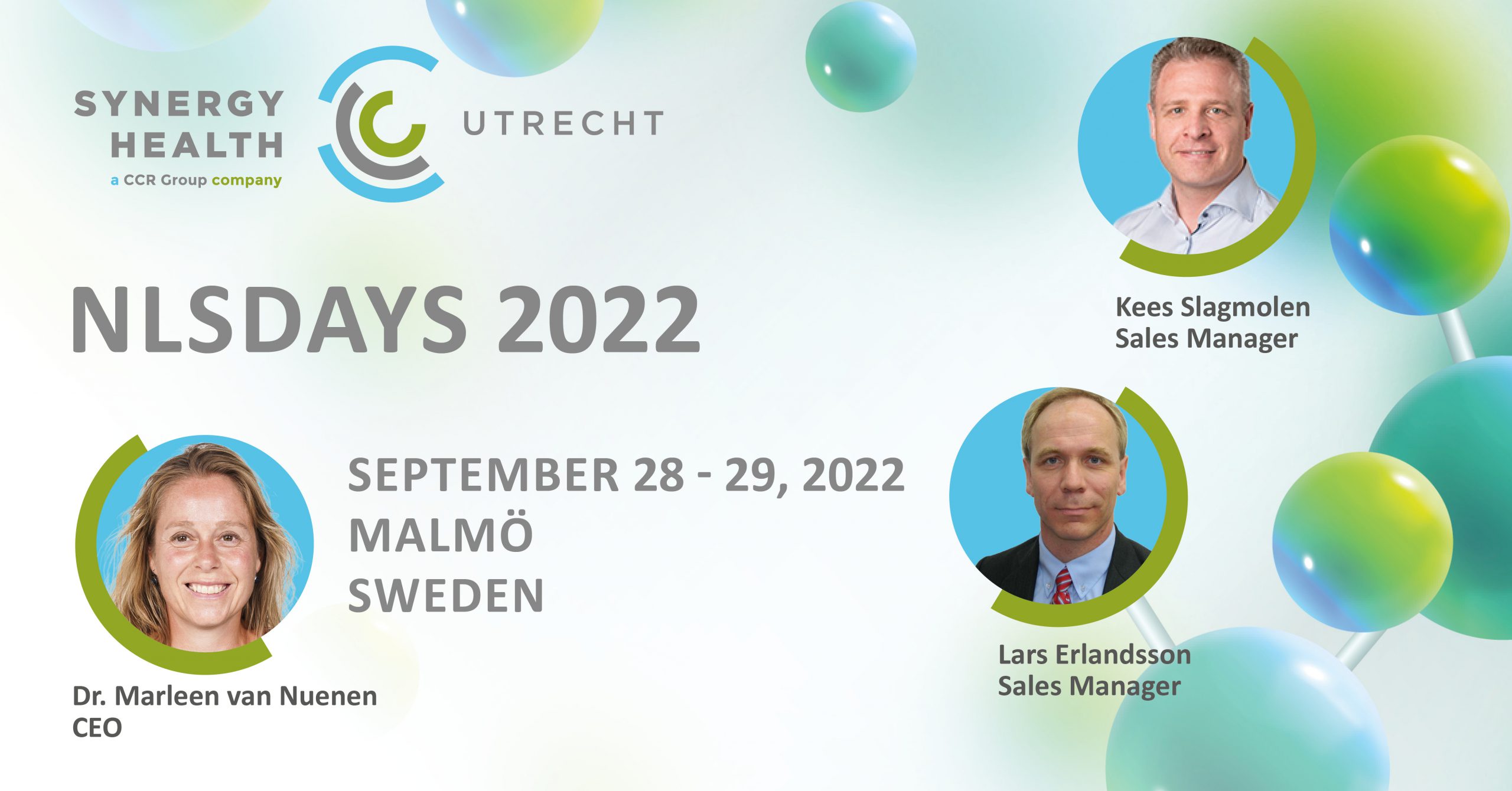 Meet Synergy Health Utrecht at NLSDays 2022